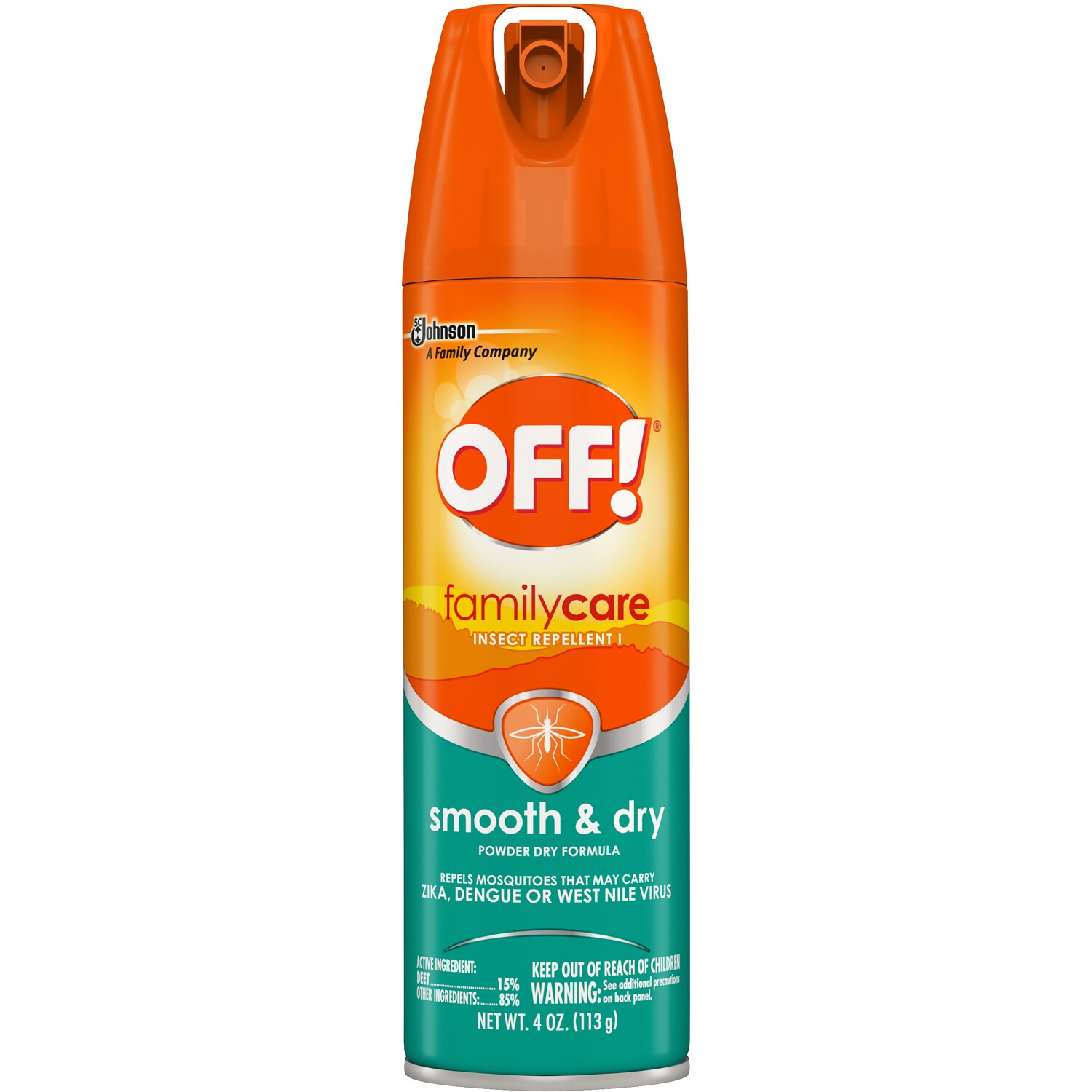 OFF! FamilyCare Insect Repellent, Smooth & Dry