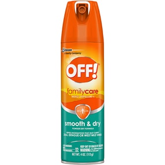 OFF! FamilyCare Insect Repellent, Smooth & Dry