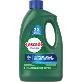 Cascade Complete Gel Dishwasher Detergent, Fresh Scent