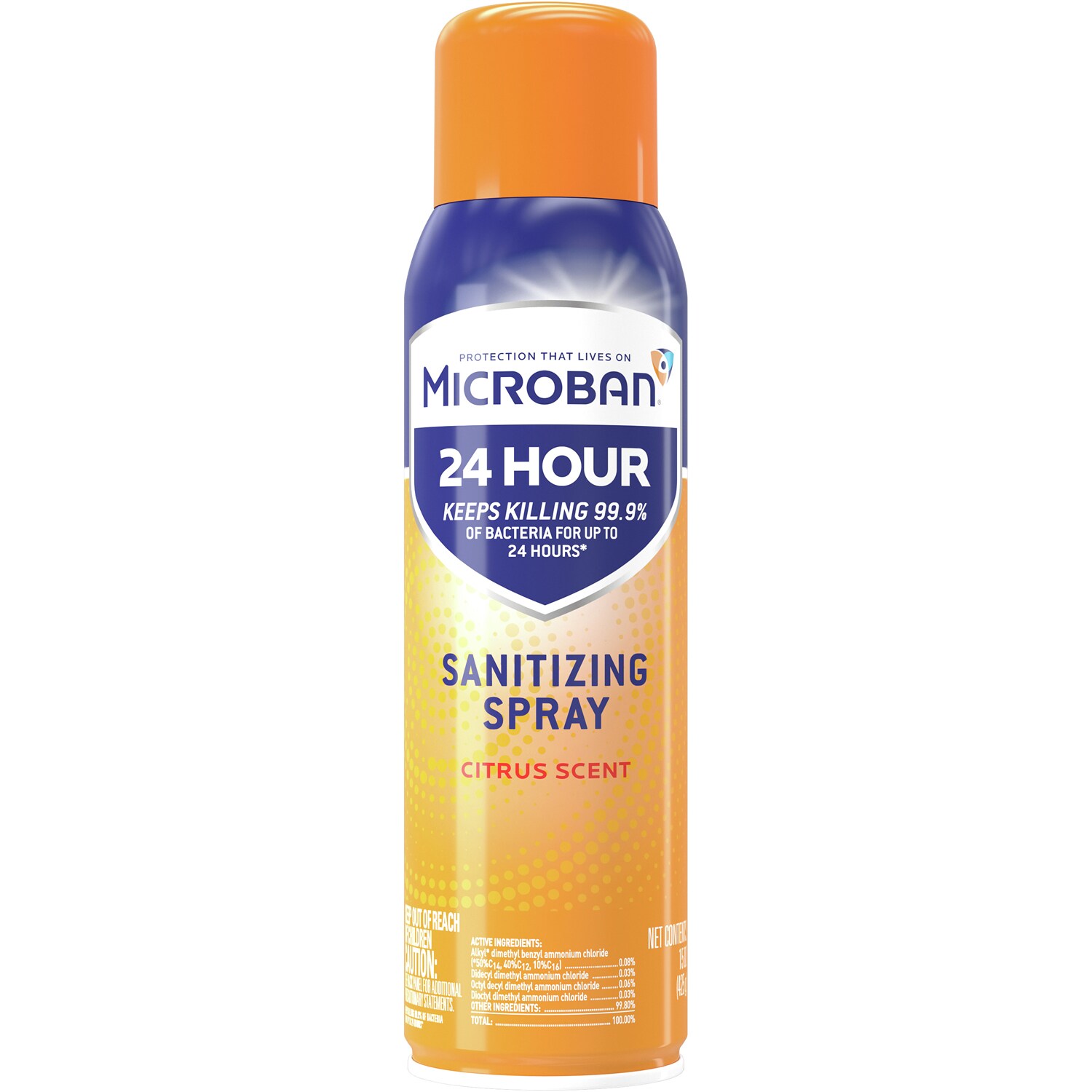 MicroBan 24 Hour Sanitizing Spray, Citrus Scent