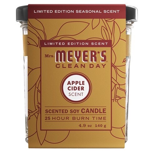 Mrs. Meyer's Clean Day Soy Candle, Apple Cider