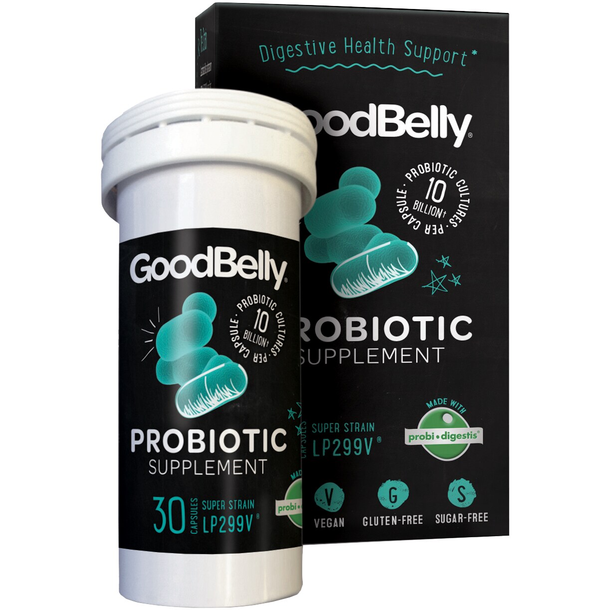 Goodbelly Probiotic Supplement Capsules, 10 Billion