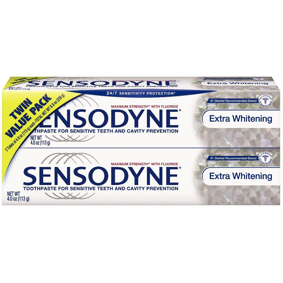 Sensodyne Extra Whitening Toothpaste Value Pack
