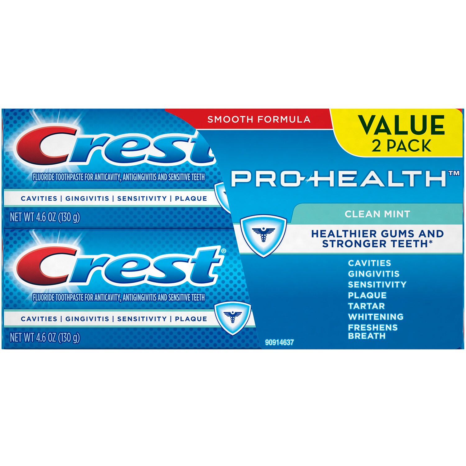 Crest Pro-Health Toothpaste Value Pack, Clean Mint
