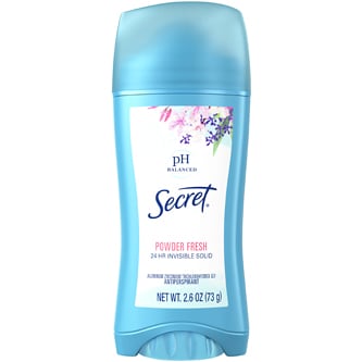 Secret Invisible Solid Antiperspirant and Deodorant, Powder Fresh