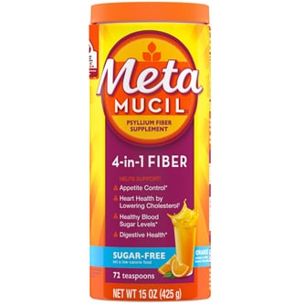 Metamucil Sugar-Free Fiber Supplement, Orange