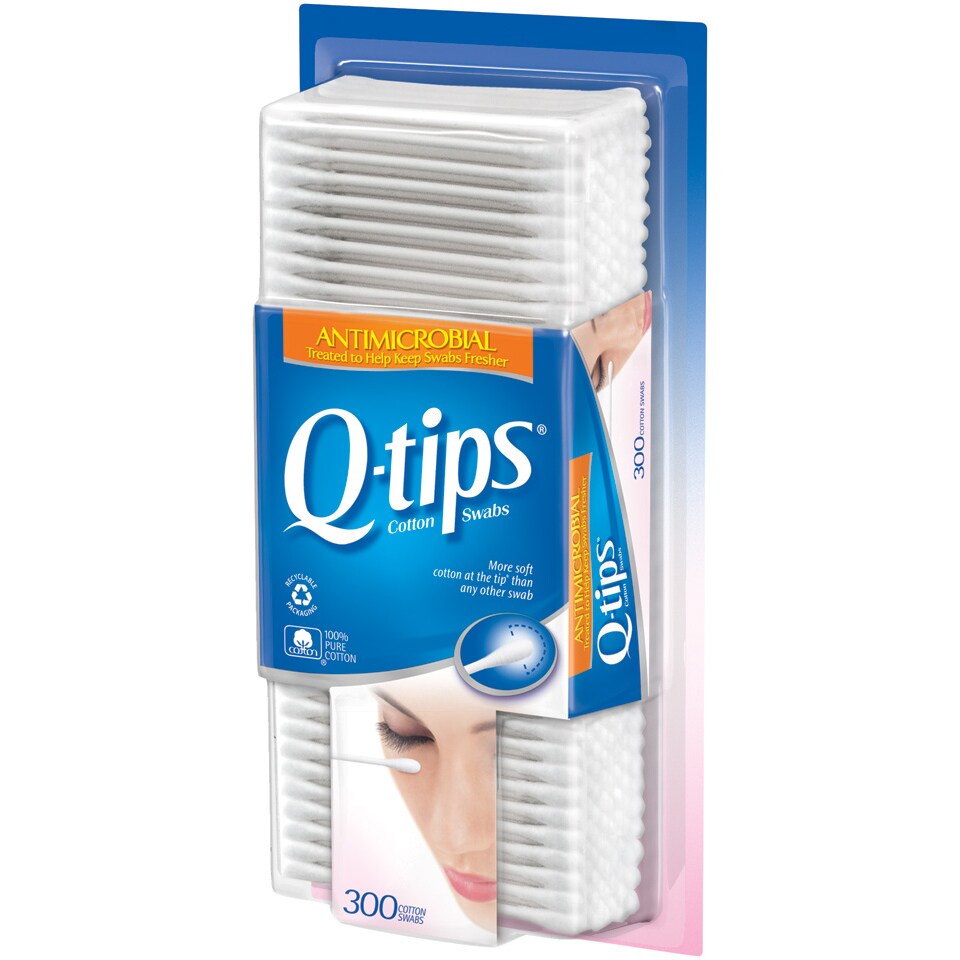 Q-tips Antimicrobial Cotton Swabs