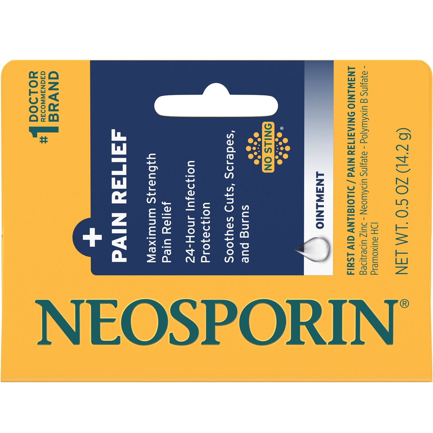 Neosporin Pain Relief First Aid Antibiotic Ointment