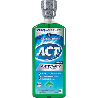 ACT Anticavity Fluoride Rinse, Mint