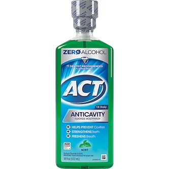 ACT Anticavity Fluoride Rinse, Mint