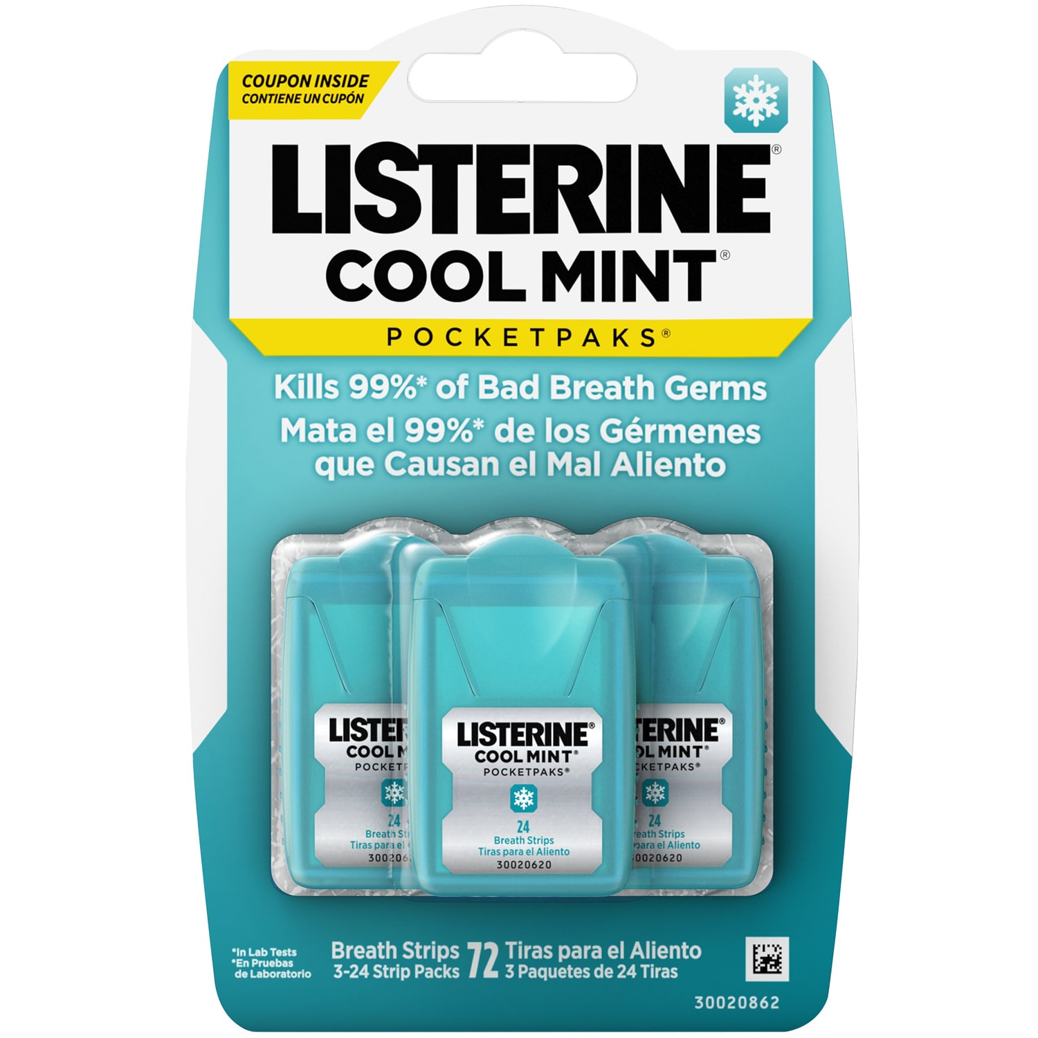 Listerine Pocketpaks Breath Strips, Cool Mint