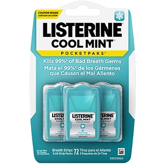 Listerine Pocketpaks Breath Strips, Cool Mint