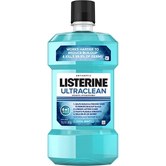 Listerine UltraClean Antiseptic Mouthwash, Cool Mint