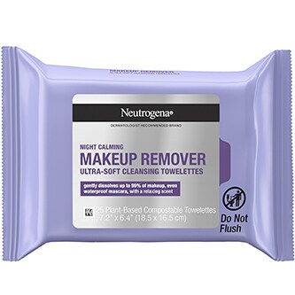 Neutrogena Makeup Remover Cleansing Towelettes, Night Calming