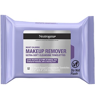 Neutrogena Makeup Remover Cleansing Towelettes, Night Calming