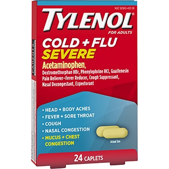 Tylenol Severe Cold + Flu Caplets