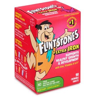 Flintstones Children's Multivitamins with Iron Chewable Tablets