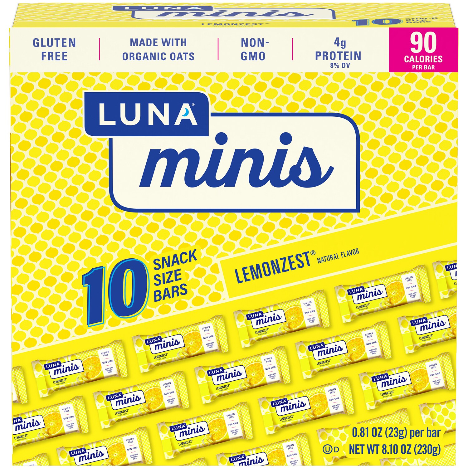 Luna Gluten-Free Minis, LemonZest