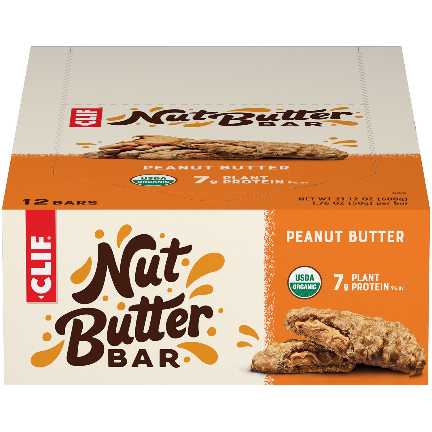 Clif Organic Nut Butter Bars, Peanut Butter