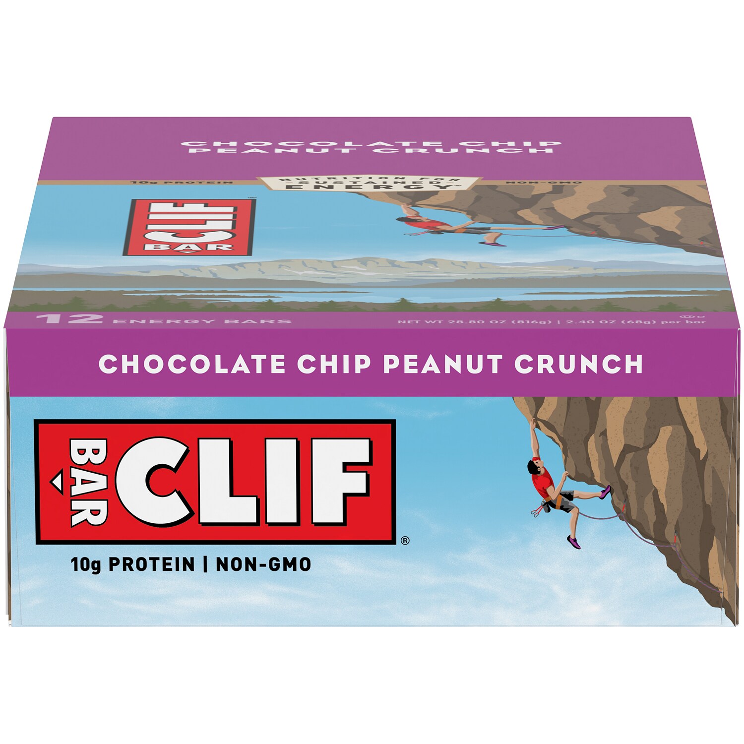 Clif Energy Bars, Chocolate Chip Peanut Crunch