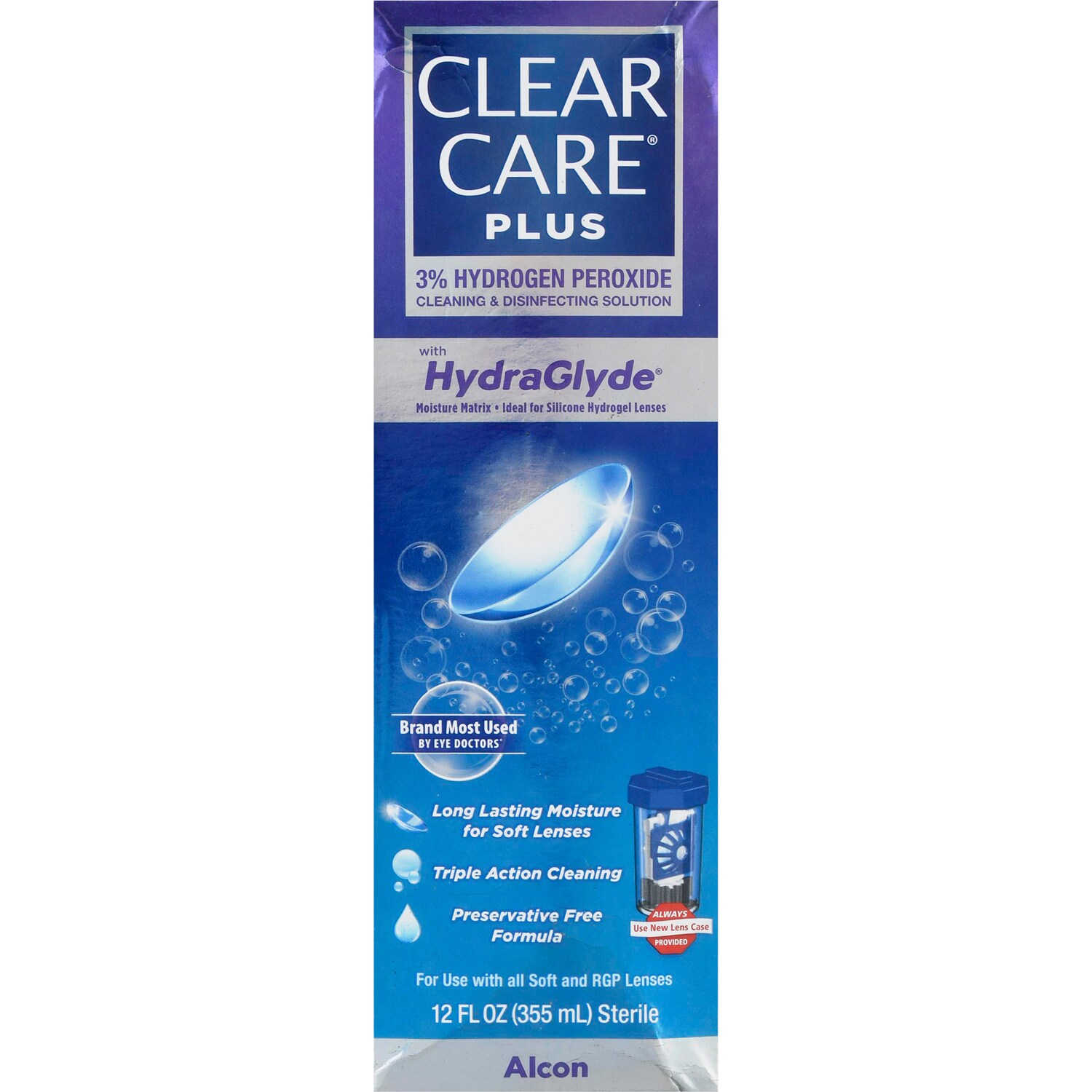 Clear Care No Rub Contact Lens Solution