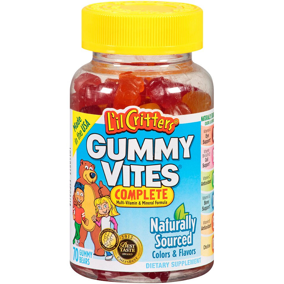 L'il Critters Gummy Vites, Assorted Fruit Flavors 