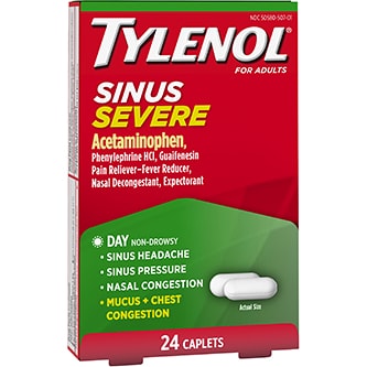 Tylenol Sinus Severe Daytime Non-Drowsy Caplets