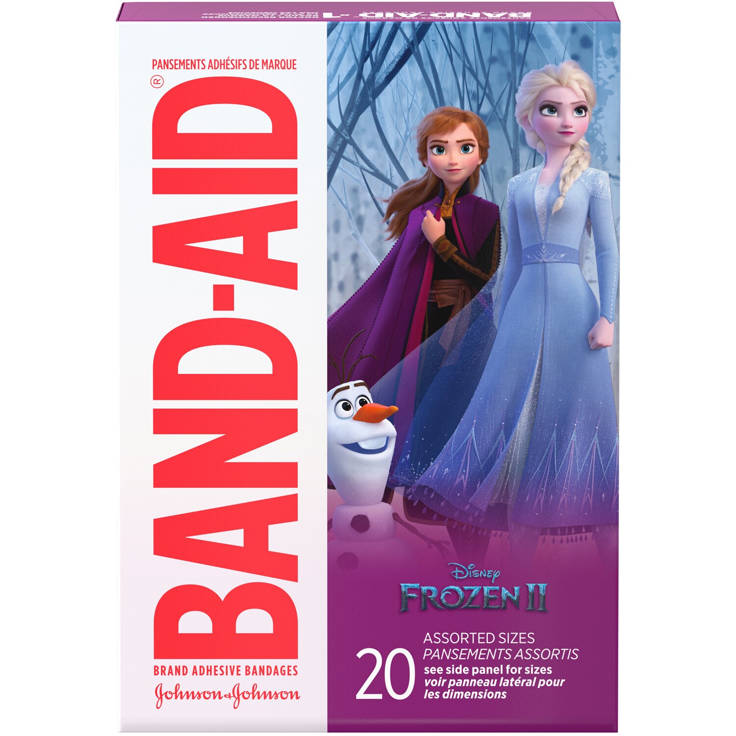 Band-Aid Disney's Frozen Adhesive Bandages, Assorted Sizes