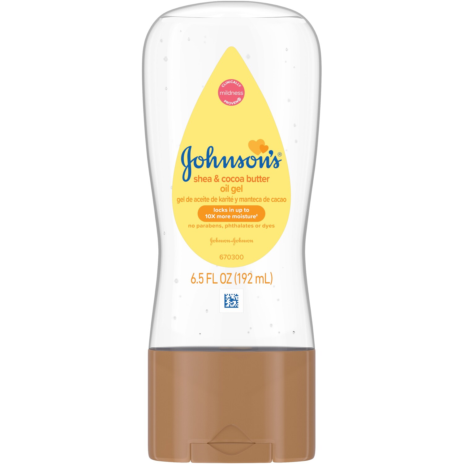 Johnson's Baby Oil Gel, Shea & Cocoa Butter