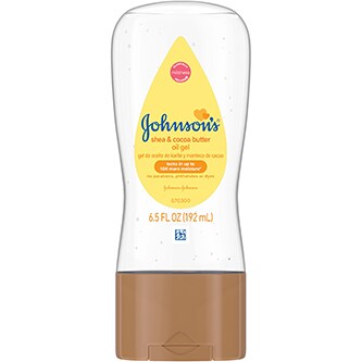 Johnson's Baby Oil Gel, Shea & Cocoa Butter