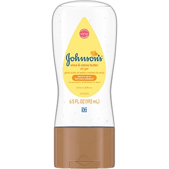 Johnson's Baby Oil Gel, Shea & Cocoa Butter