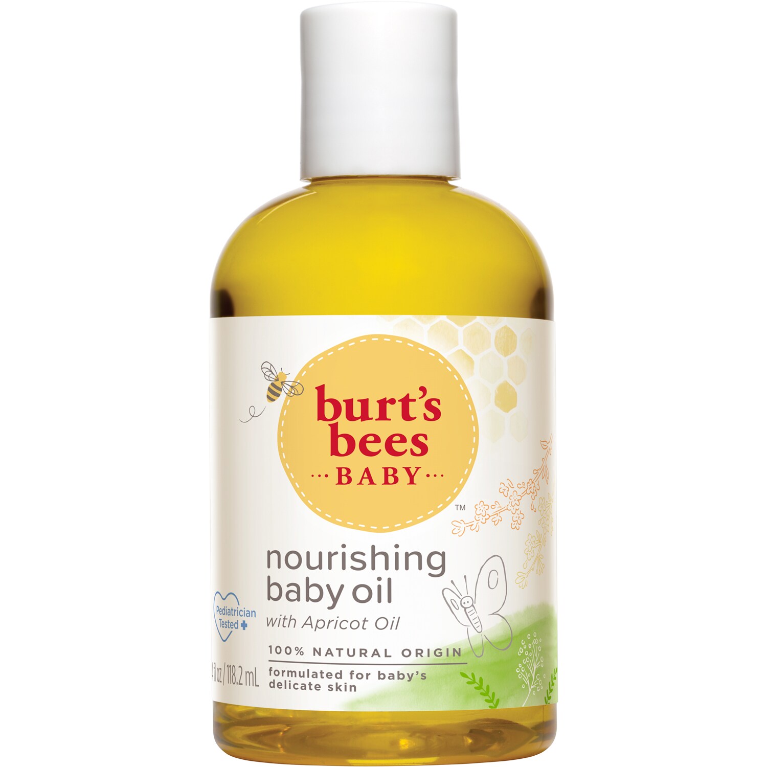 Burt's Bees Baby Nourishing Baby Oil, 100% Natural Origin