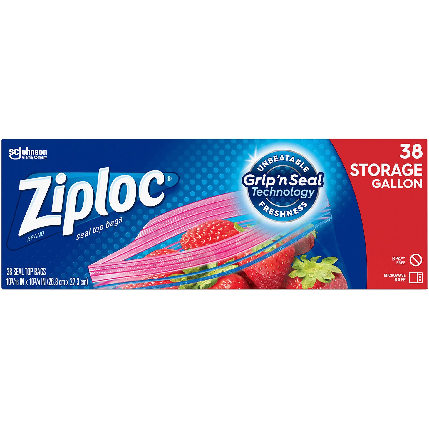 Ziploc Seal Top Gallon Storage Bags