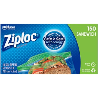 Ziploc Seal Top Sandwich Bags
