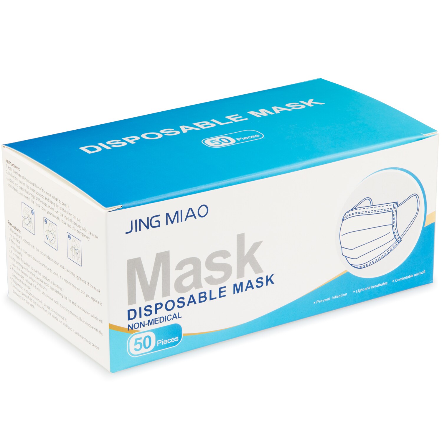 Non-Surgical Disposable 3-Ply Face Masks