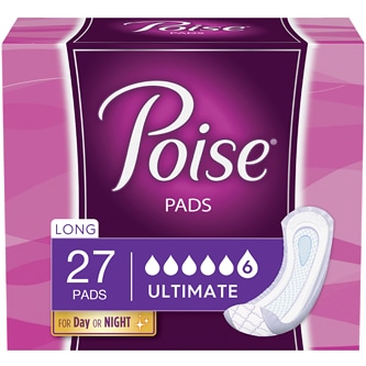 Poise Ultimate Pads, Long