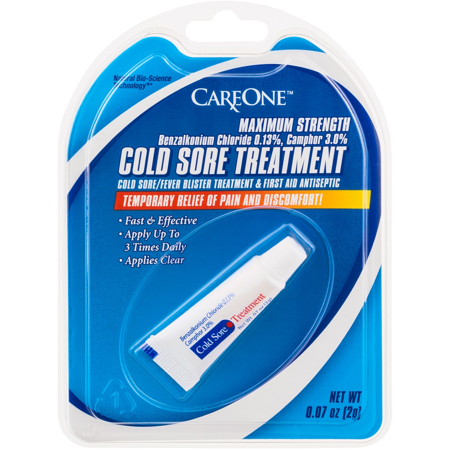 CareOne Cold Sore Treatment, Maximum Strength