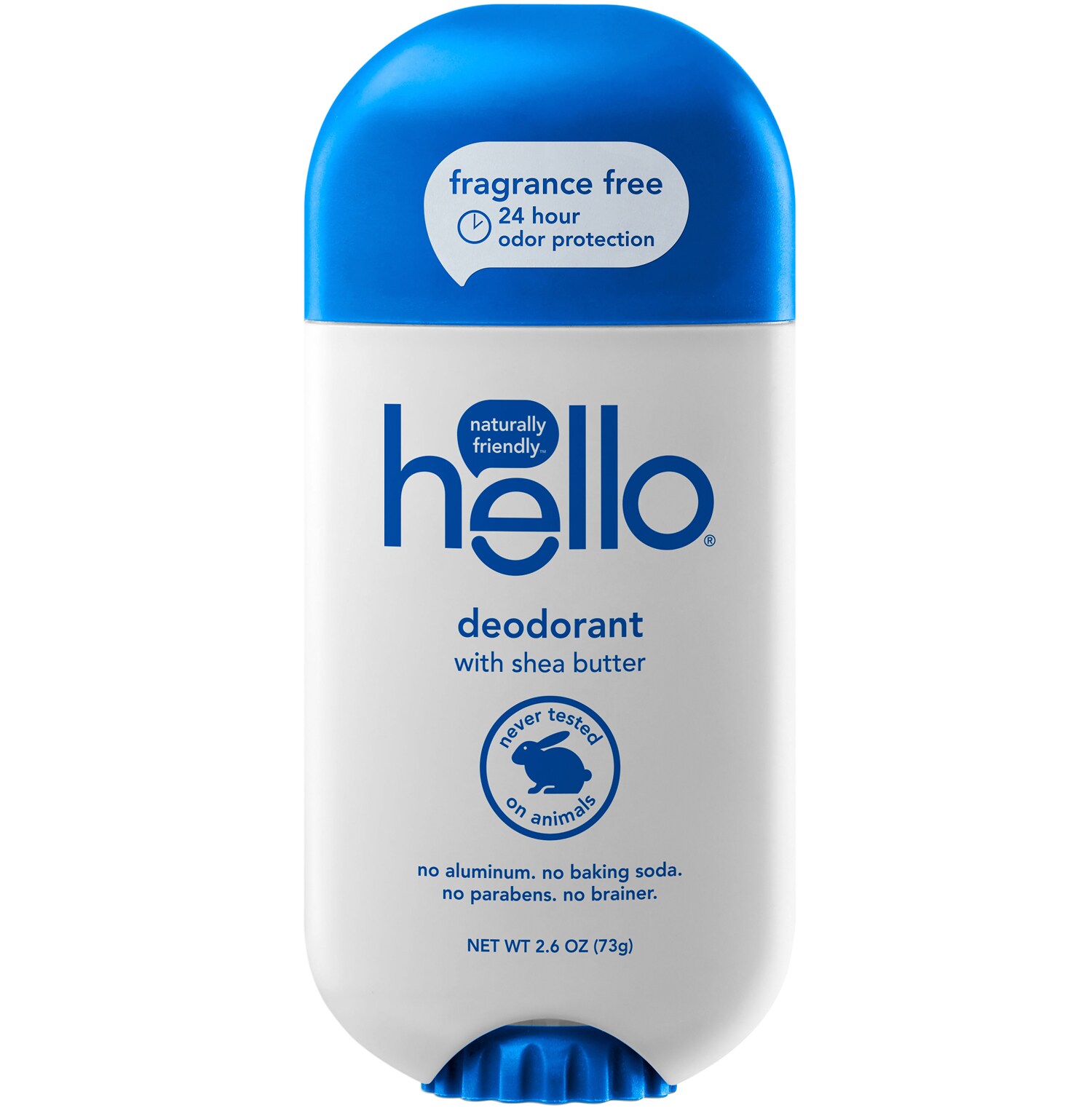 Hello Deodorant with Shea Butter, Fragrance Free