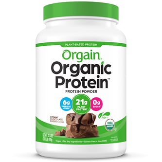 Orgain Organic Plant-Based Protein Powder, Creamy Chocolate Fudge