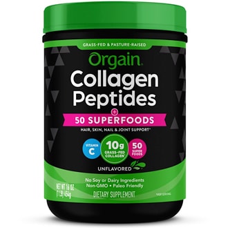 Orgain Collagen Peptides + Superfoods Powder, Unflavored