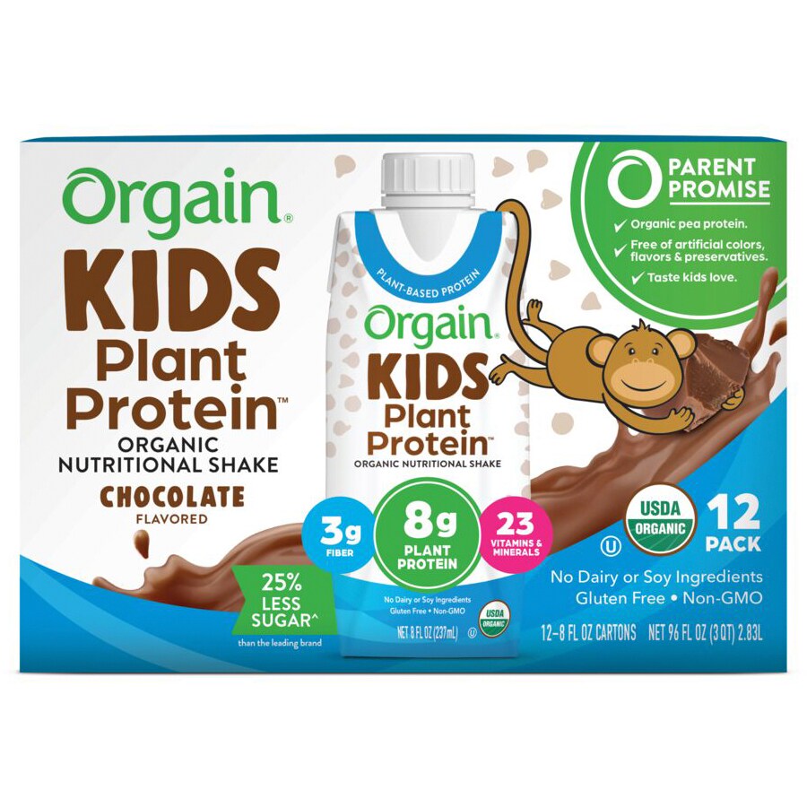 Orgain Organic Kids Plant Protein Nutrition Shake, Chocolate