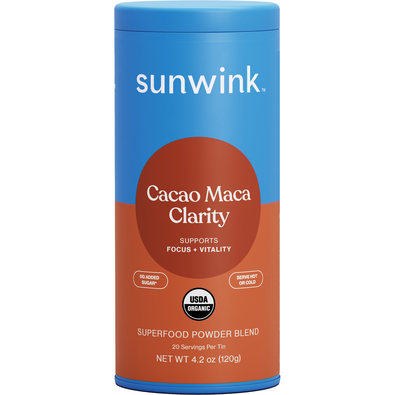 Sunwink Organic Superfood Powder Mix, Cacao Clarity
