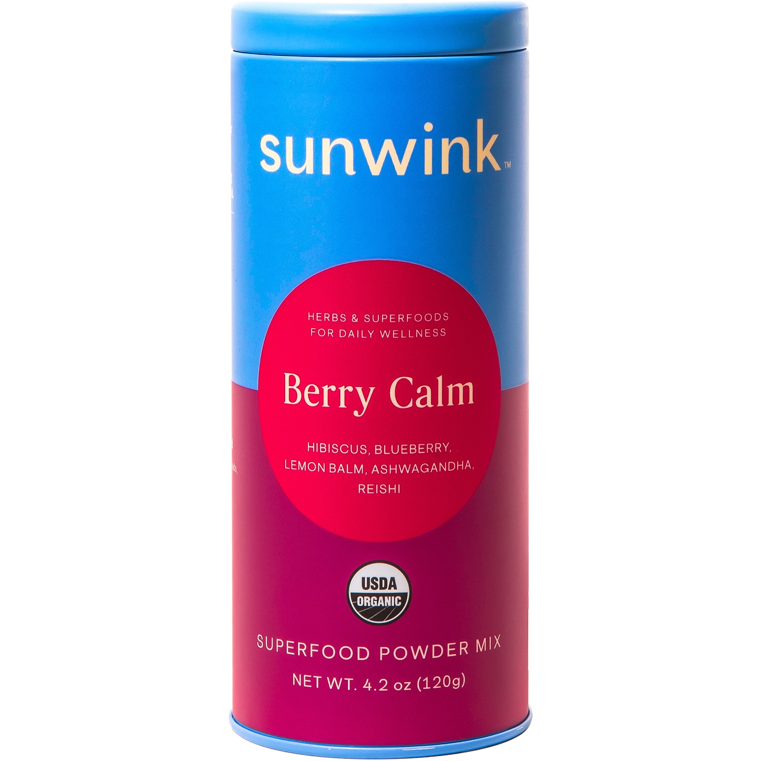 Sunwink Organic Superfood Powder Mix, Berry Calm