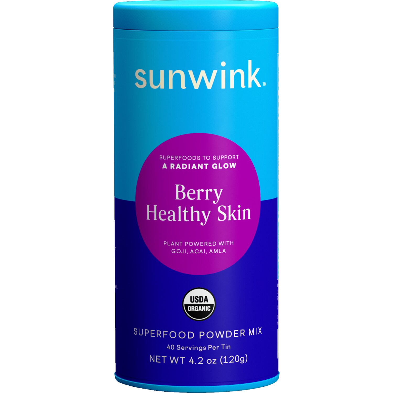 Sunwink Organic Superfood Powder Mix, Berry Healthy Skin