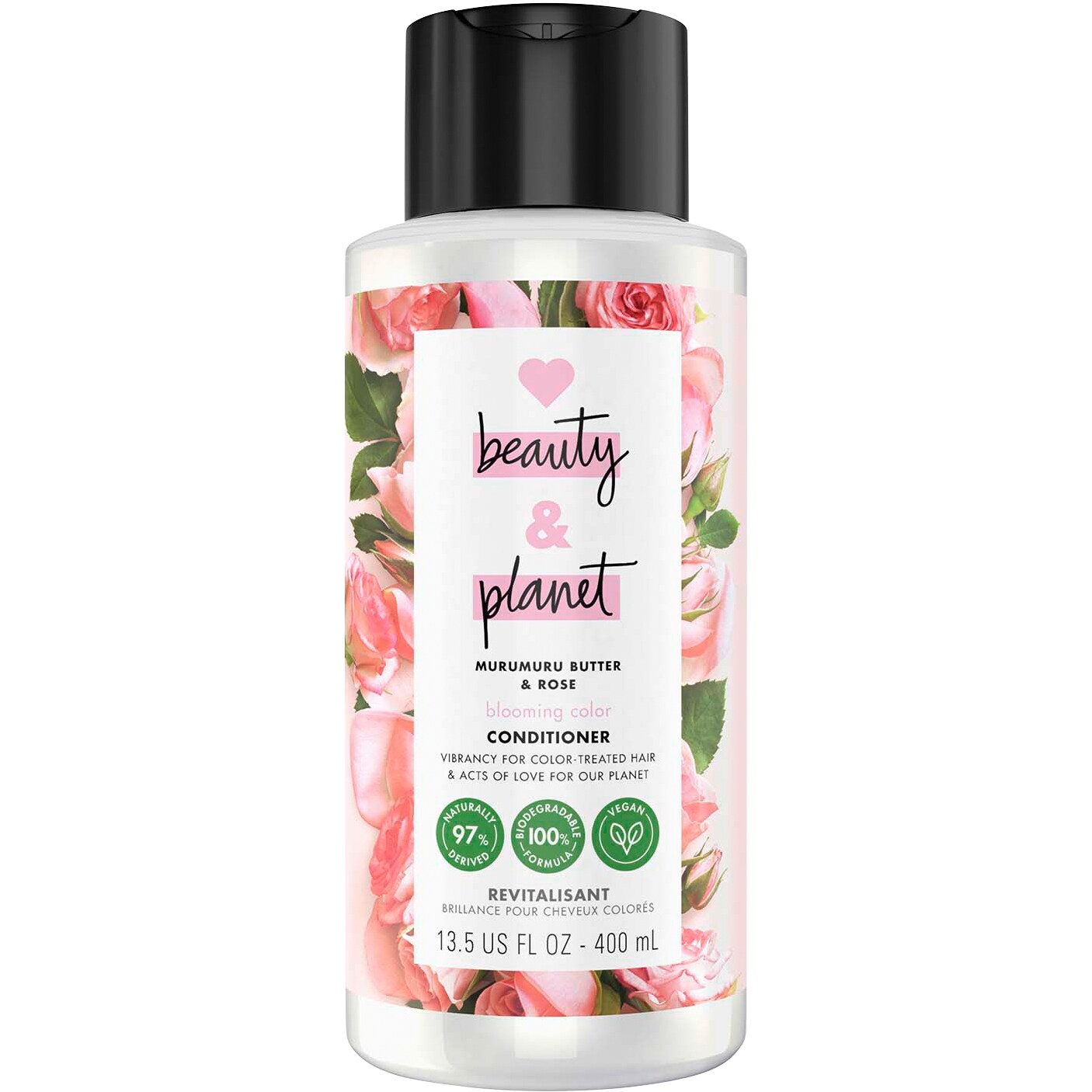Love Beauty and Planet Blooming Color Conditioner, Murumuru Butter & Rose
