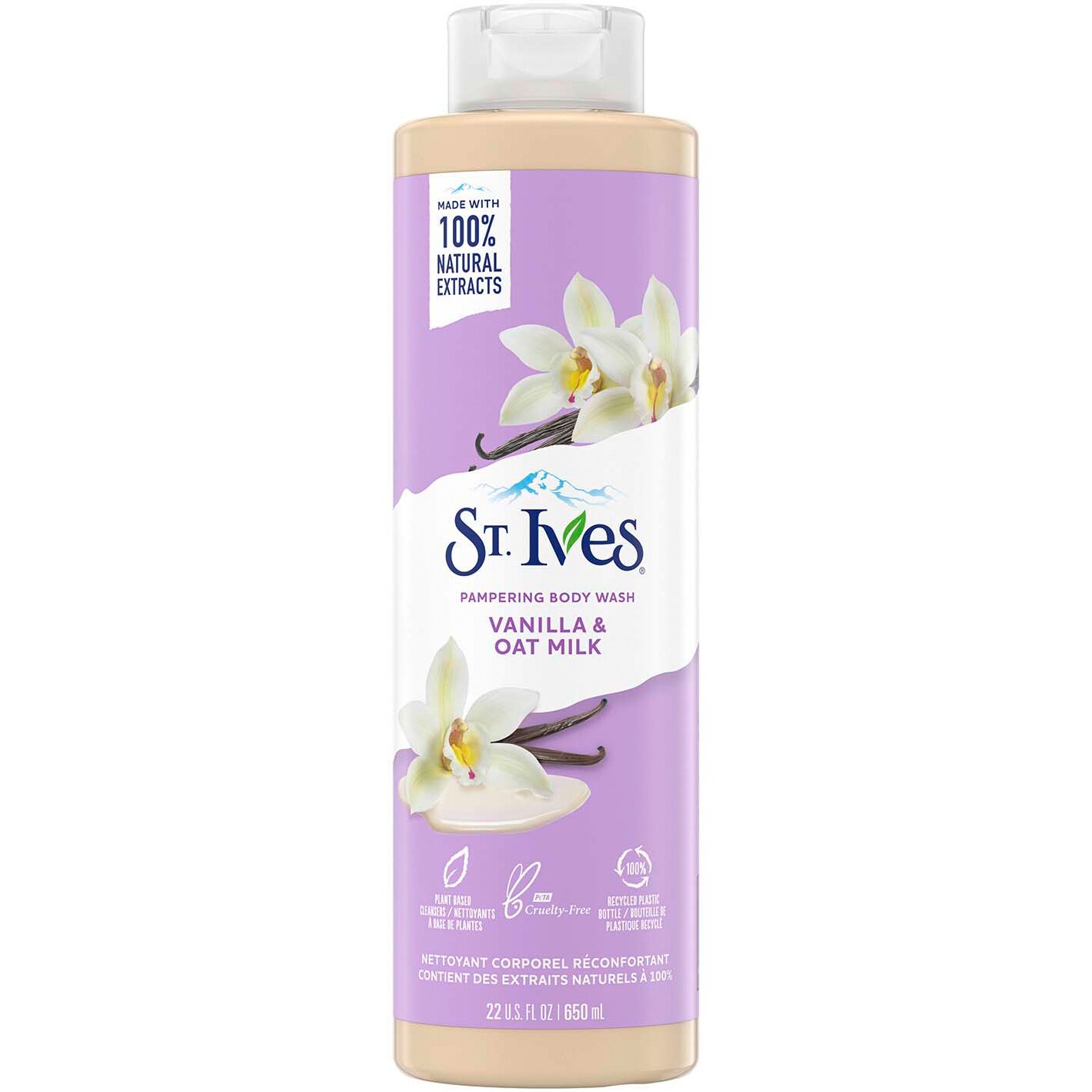 St. Ives Pampering Body Wash, Vanilla & Oat Milk