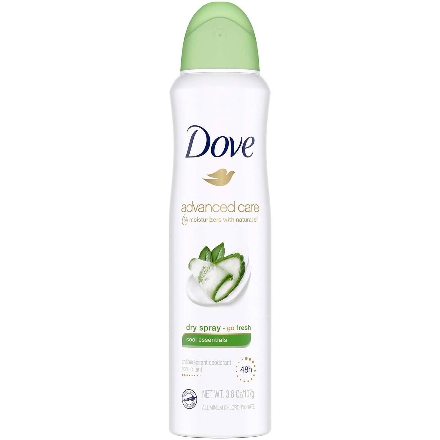 Dove Advanced Care Dry Spray Antiperspirant Deodorant, Cool Essentials
