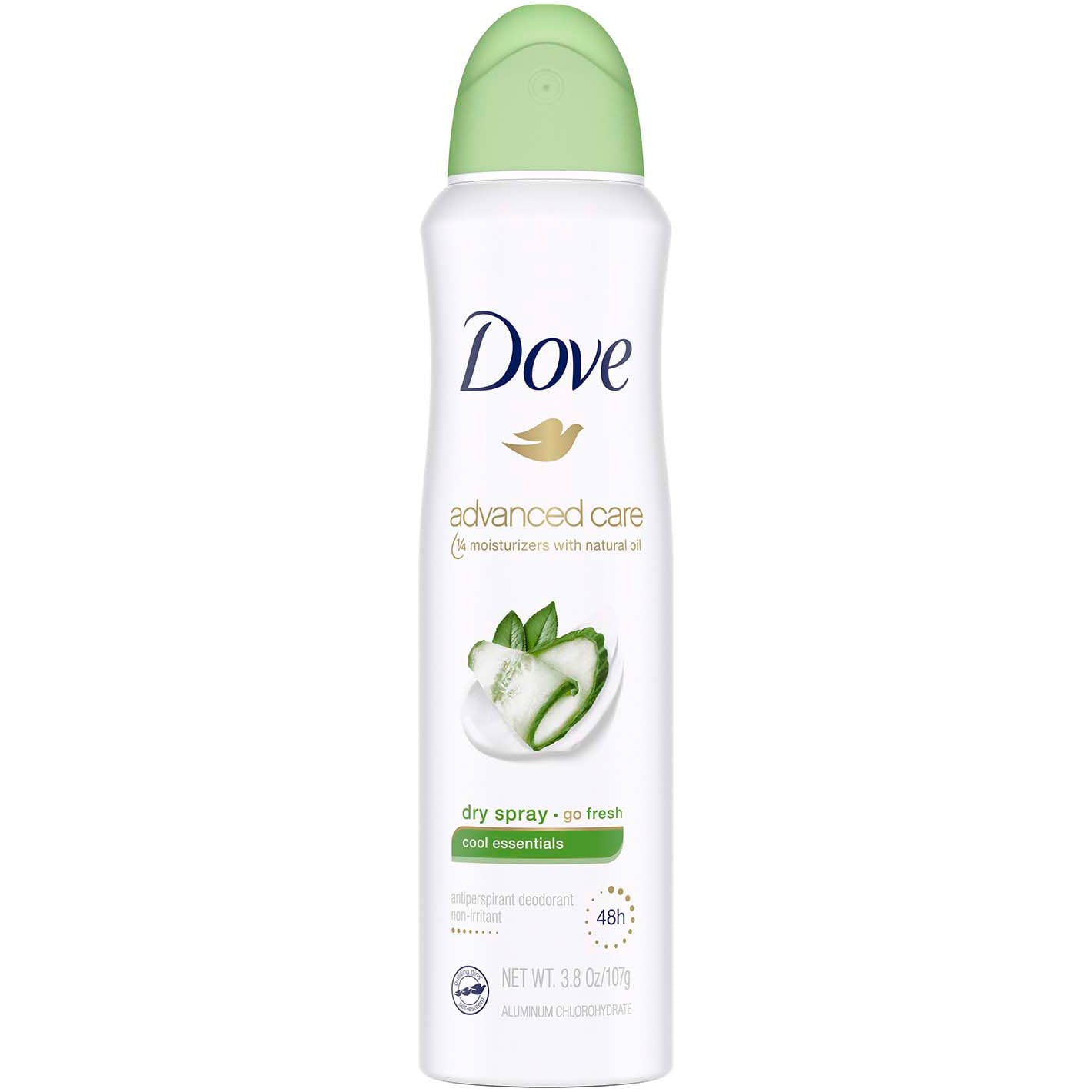 Dove Advanced Care Dry Spray Antiperspirant Deodorant, Cool Essentials