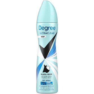 Degree UltraClear Antiperspirant Dry Spray Deodorant, Pure Clean