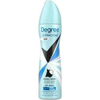 Degree UltraClear Antiperspirant Dry Spray Deodorant, Pure Clean